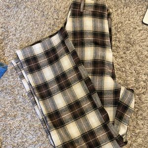Flowy Plaid Shein pants